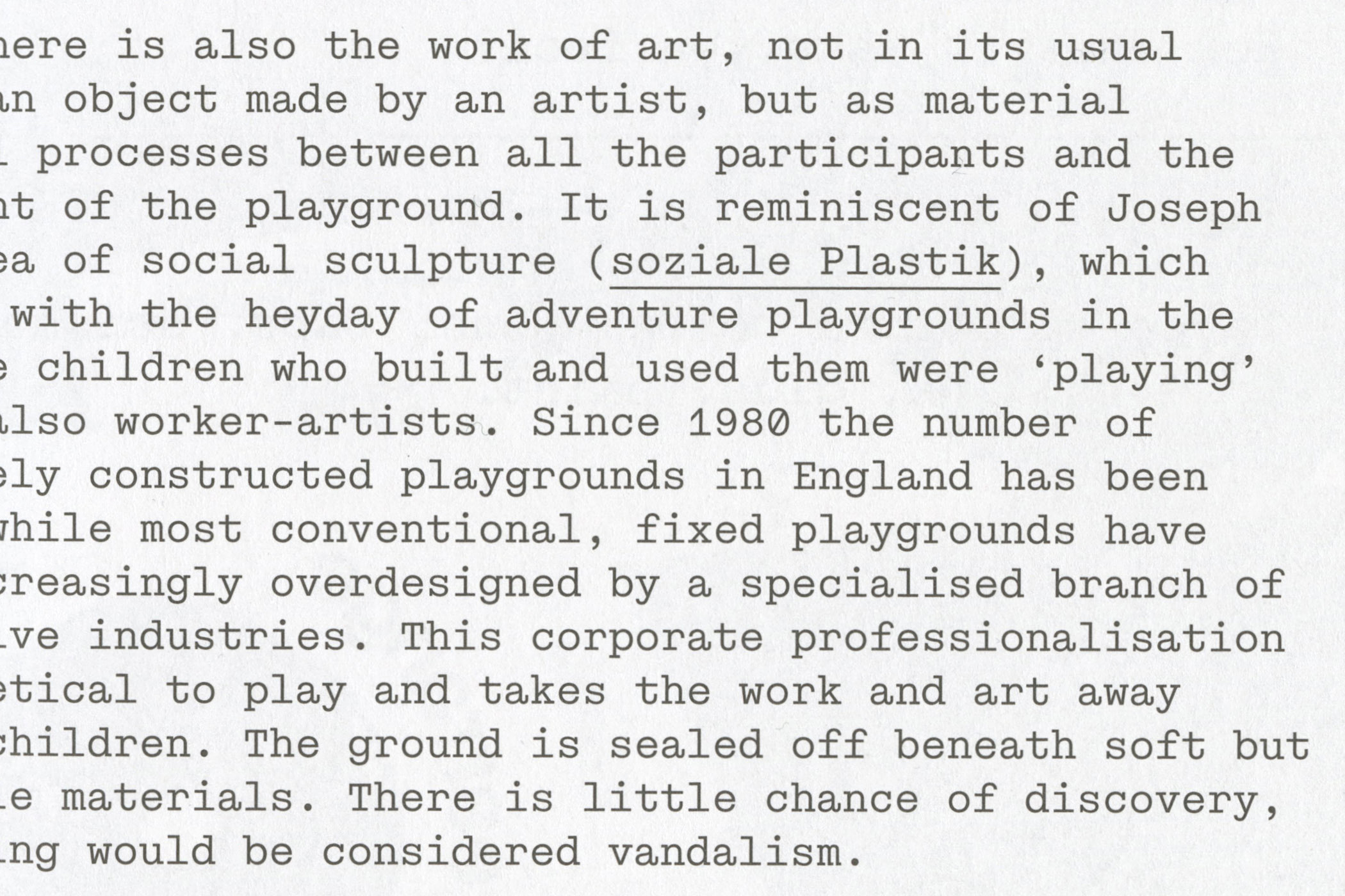 Elizabeth Wright, Grounds to Play, 2025