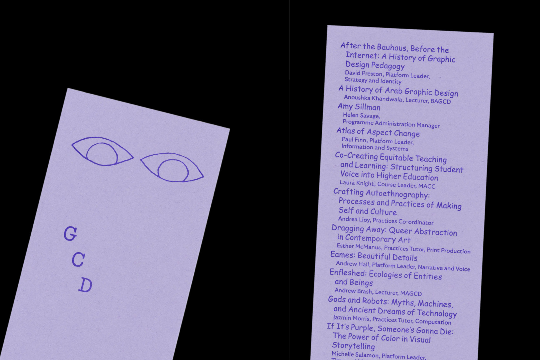 GCD Book Club, with Esther McManus, 2023